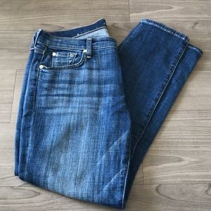 7 josefina skinny boyfriend jeans size 28